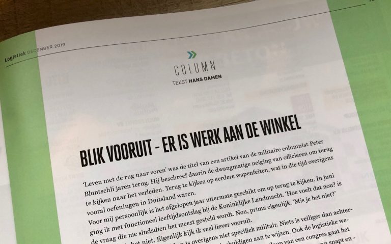 Leven met de rug naar voren